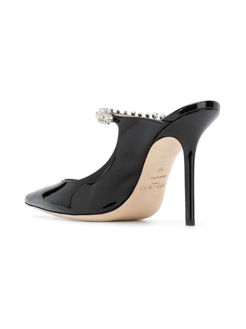 Black patent leather crystal woman pump Jimmy Choo | BING100PATBLACK